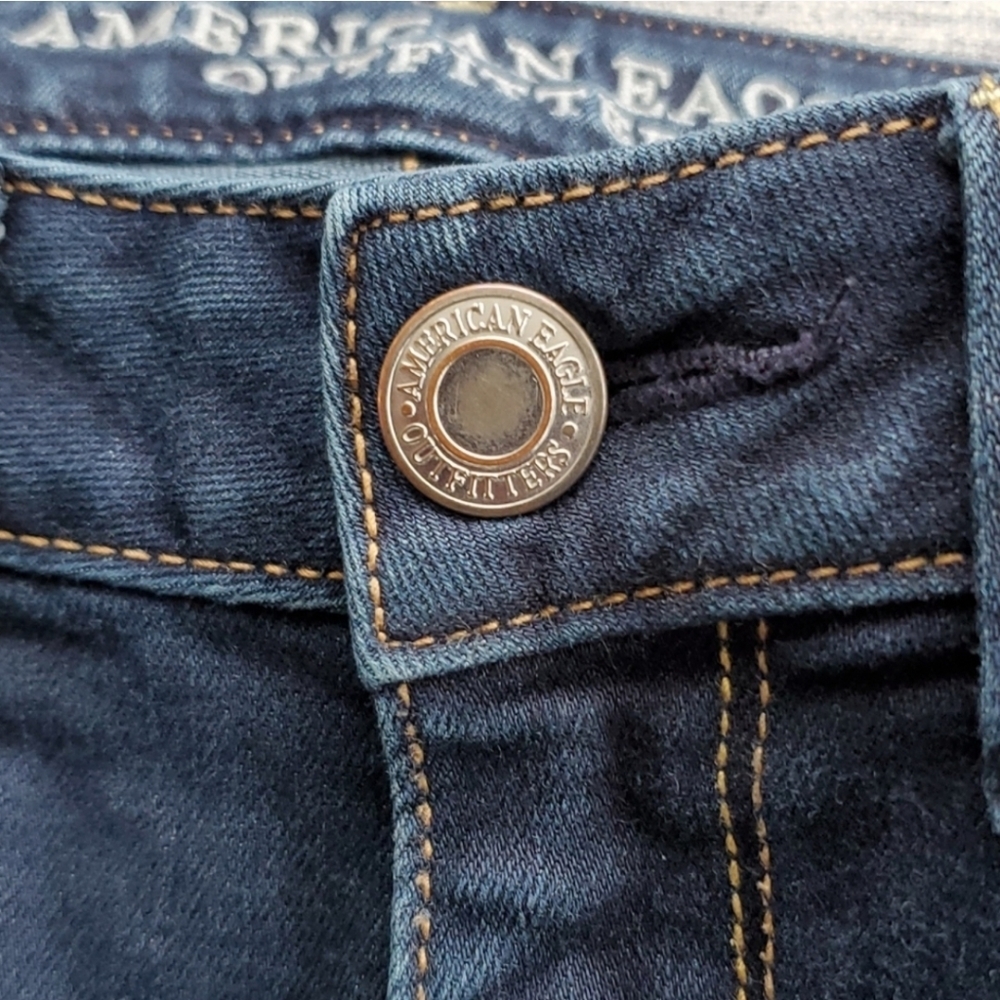 American Eagle Outfitters Dark Indigo Skinny Jeans - Picture 5 of 12